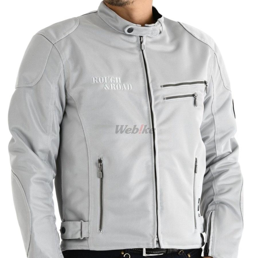 ROUGH&ROAD メッシュジャケット XL ROUGH＆ROAD ラフ＆ロード ライディングZIPメッシュジャケットEM