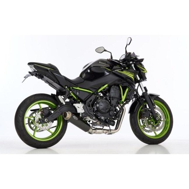 SHARK シャーク SRC 4 Complete Exhaust System (2-1) スリップオンマフラー 素材：carbon Ninja 650 Z650 RS KAWASAKI カワサキ マフラーの画像
