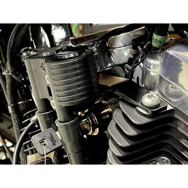 Pine Valley パインバレー イグニッションコイル移設キット／キーレス車両用【コイルステー＋プラグコードセット】 入数：1個 スポーツスター 点火系 エンジン | Pine Valley | 05