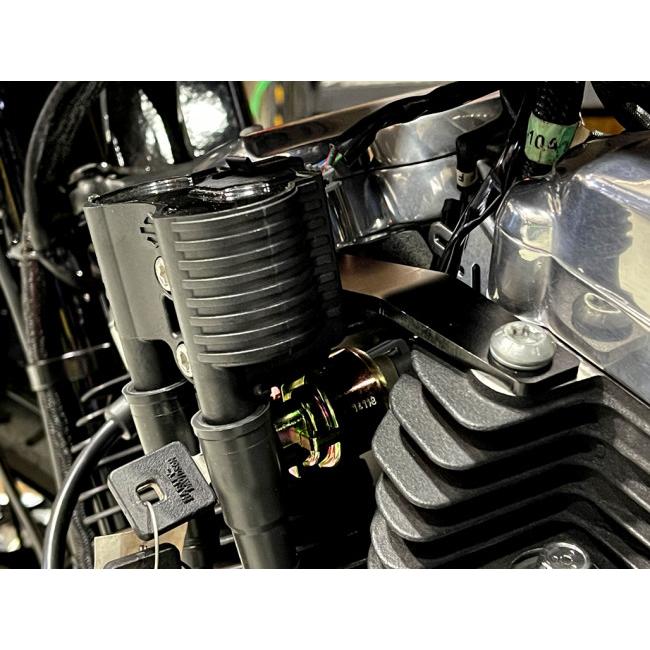 Pine Valley パインバレー イグニッションコイル移設キット／キーレス車両用【コイルステー＋プラグコードセット】 入数：2個 スポーツスター 点火系 エンジン | Pine Valley | 05