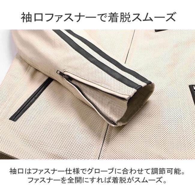 DEGNER（デグナー） レザーメッシュジャケット サイズ：XL レザー