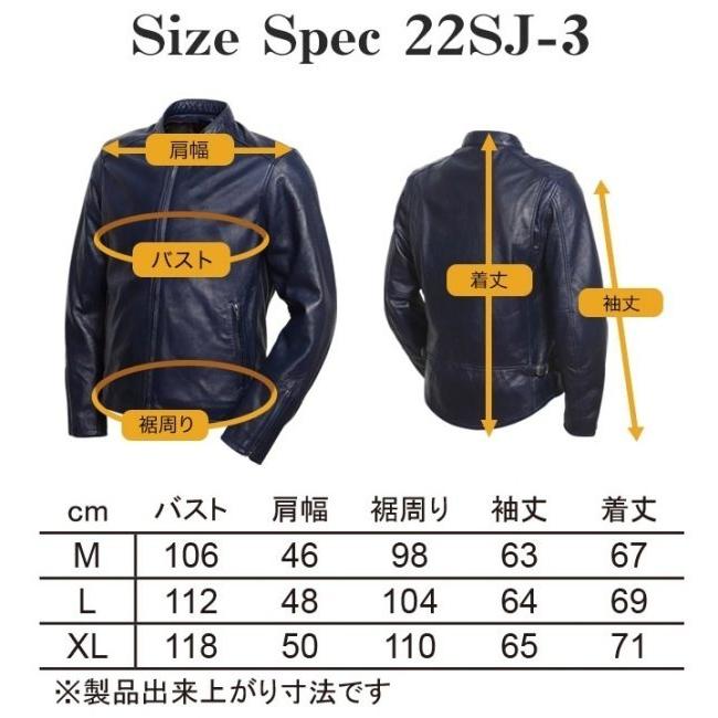 DEGNER（デグナー） シングル ライダース ジャケット サイズ：XL