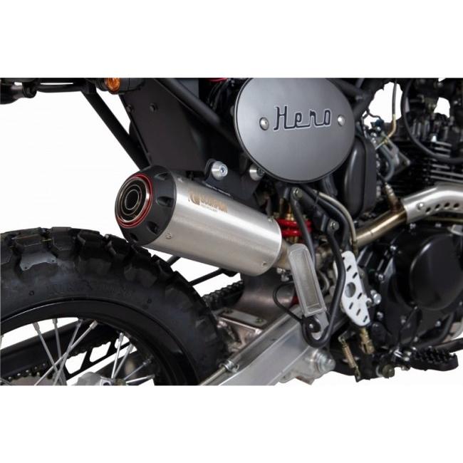 SCORPION スコーピオン レッドパワー スリップオンマフラー Bullit Hero 125 マフラーの画像