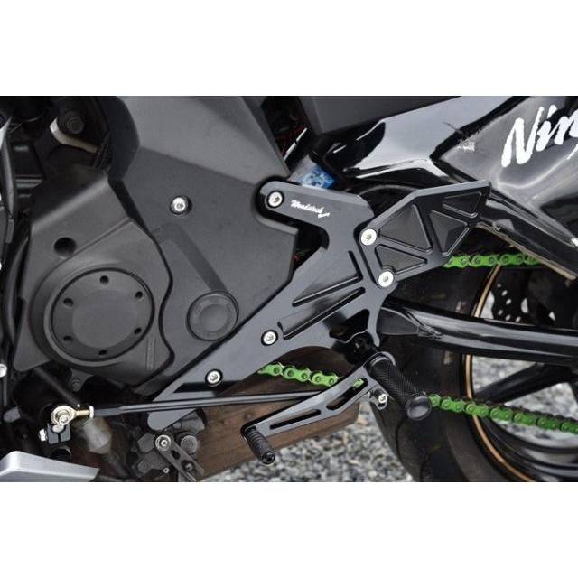 WOODSTOCK ウッドストック バックステップキット カラー：オールシルバー Ninja400 KAWASAKI カワサキ バックステップ ステップ 足回り