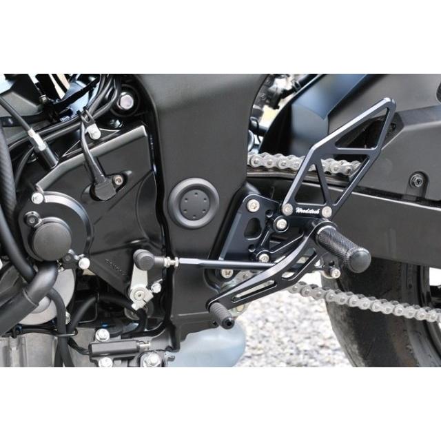 WOODSTOCK ウッドストック バックステップキット カラー：オールブラック GSR750 SUZUKI スズキ バックステップ ステップ 足回り_2