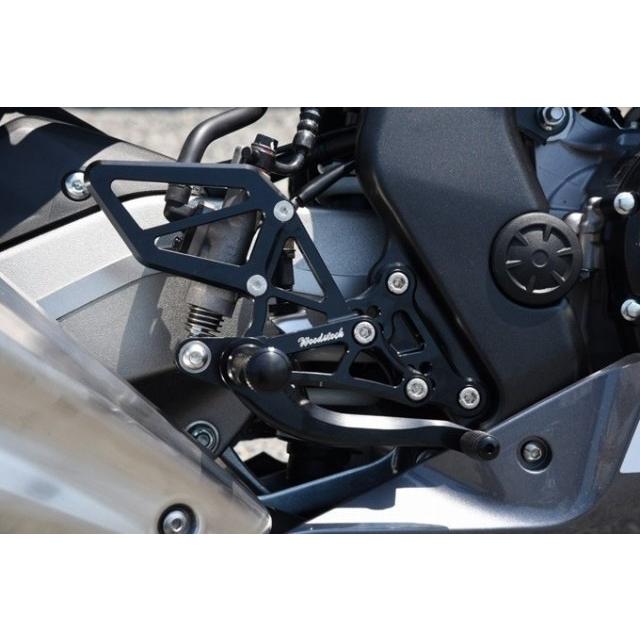 WOODSTOCK ウッドストック バックステップキット カラー：オールシルバー CBR250RR HONDA ホンダ バックステップ ステップ 足回り