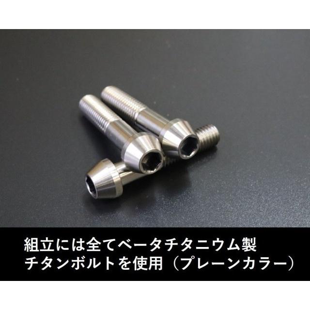 WOODSTOCK ウッドストック バックステップ βチタニウムボルトバージョン：プレーン(表面処理なし) ZZR1400 ZX-14R KAWASAKI カワサキ ステップ 足回り_2