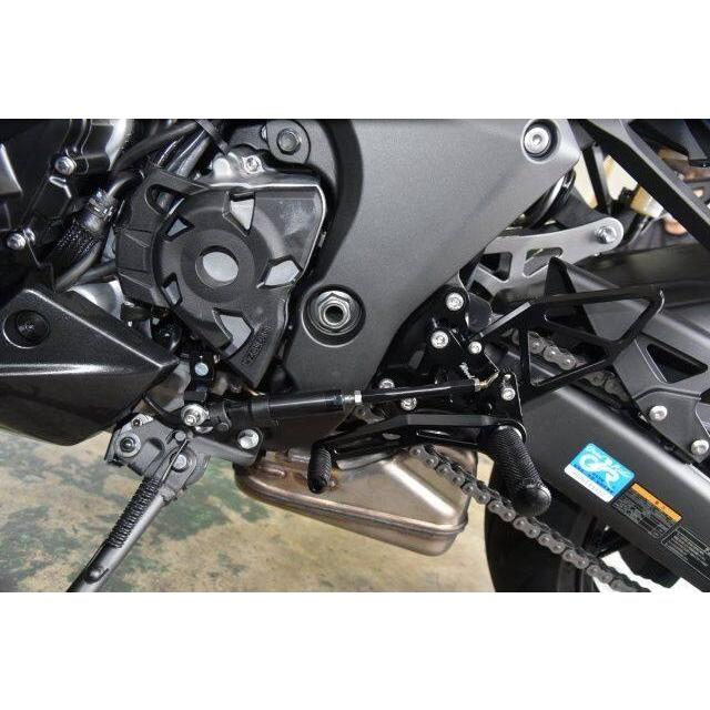 WOODSTOCK ウッドストック 逆チェンジキット カラー：シルバー Ninja1000SX KAWASAKI カワサキ その他ステップオプション・補修部品 ステップ 足回り