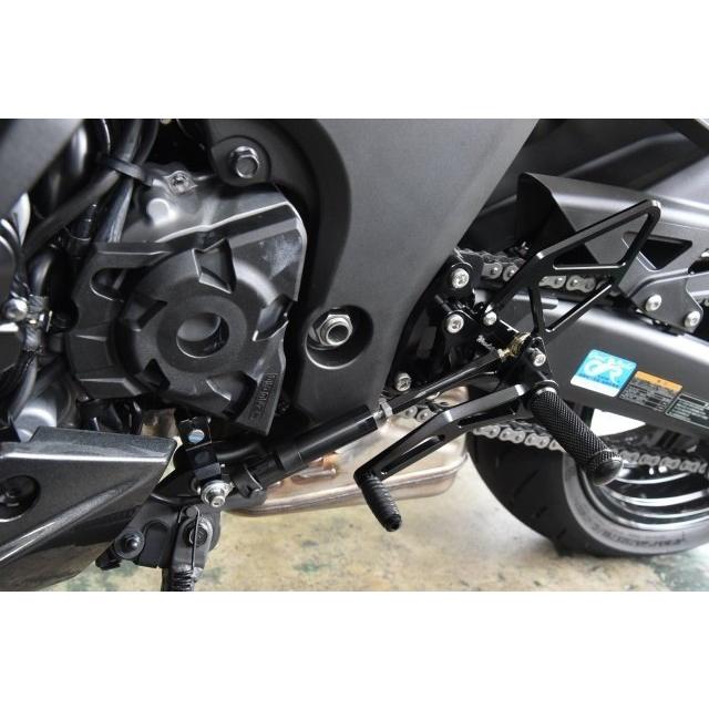 WOODSTOCK ウッドストック 逆チェンジキット カラー：シルバー Ninja1000SX KAWASAKI カワサキ その他ステップオプション・補修部品 ステップ 足回りの画像