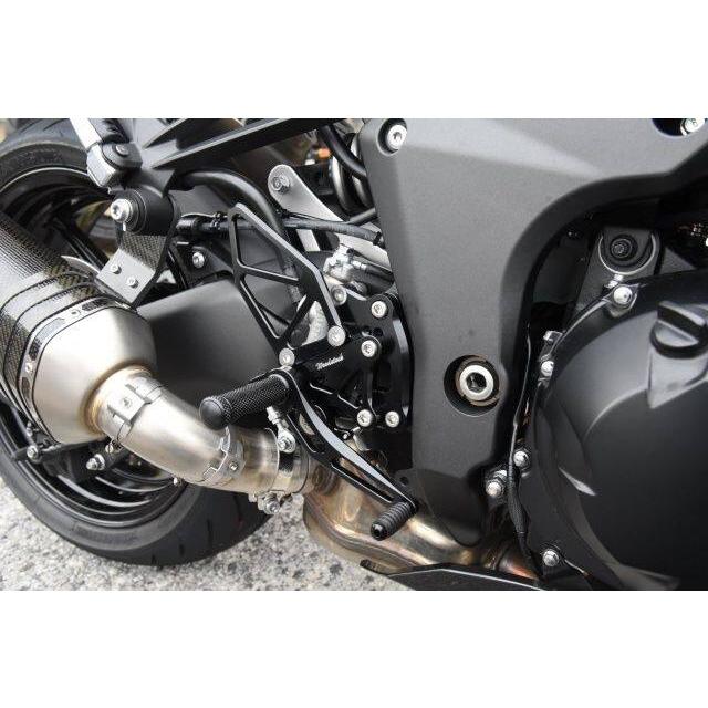 WOODSTOCK ウッドストック カワサキクイックシフター対応 バックステップ カラー：オールシルバー Ninja1100SX SE Z1100 KAWASAKI カワサキ ステップ 足回り_3