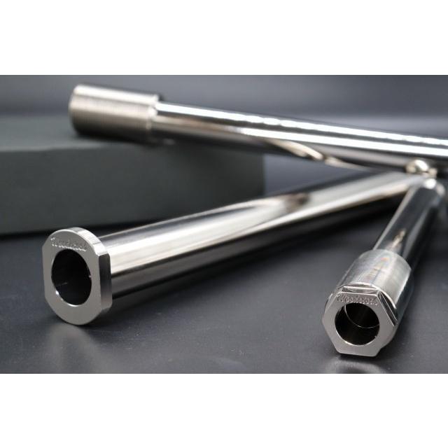 ZRX1200 ダエグ　ラジカル　フロント中空クロモリアクスルシャフト ZRX1200 DAEG クロモリ製 フロント アクスルシャフト ダエグ Z1000