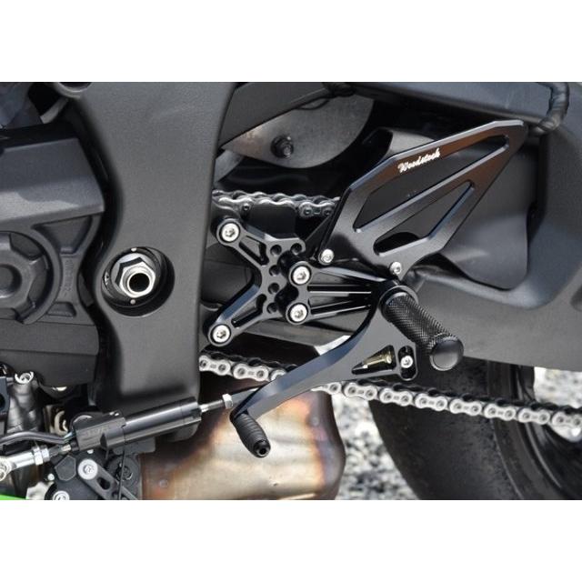 WOODSTOCK ウッドストック バックステップキット カラー：オールシルバー ZX-10R KAWASAKI カワサキ バックステップ ステップ 足回り