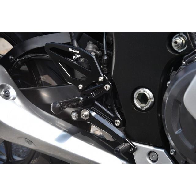 woodstock - WOODSTOCK ウッドストック バックステップキット 色つや：黒いこと 新型Hayabusa SUZUKI スズキ うしろ側足どり 足どり 足回転運動 バックステップ-ステップ、ペダル