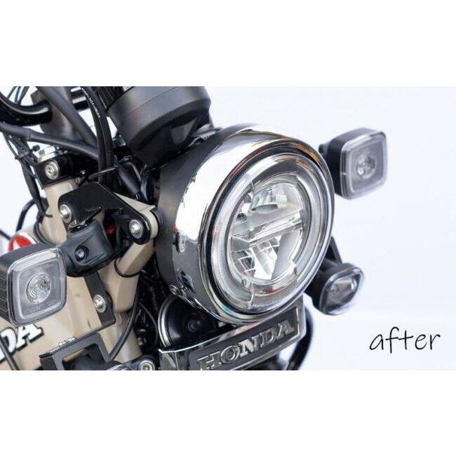 KIJIMA（キジマ）LEDヘッドライト ハンガーマウントタイプ KIJIMA（キジマ） ヘッドライトリム CT125 ハンターカブ HONDA ホンダ