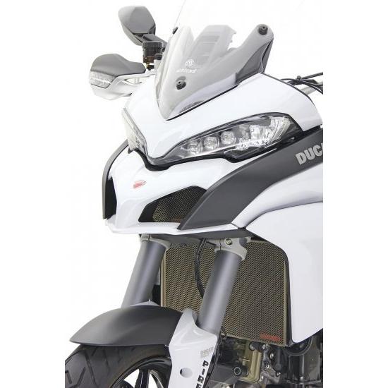 MOTO CORSE - モトコルセ チタニウム プロテクションスクリーン ラジエター Multistrada 1200 950 1260 DUCATI ドゥカティ 落ち居るかかわり合い 発動機