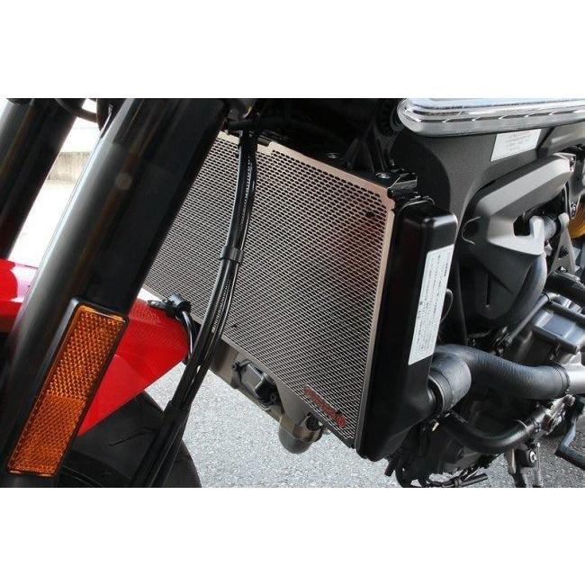 ディアベル用MOTO CORSE TITANIUM ラジエーターガード バイク ディアベル用MOTO CORSE TITANIUM ラジエーターガード