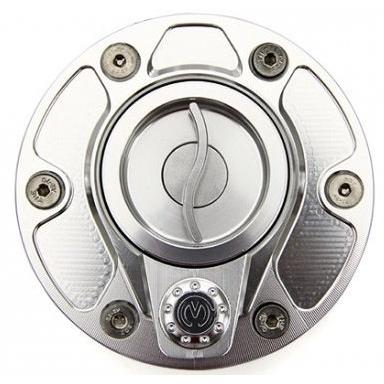 MOTO CORSE モトコルセ CNC ビレット フューエルタンクキャップ クイックオープンタイプ with DBT カラー：シルバー F3 MV AGUSTA アグスタ タンク関連 外装