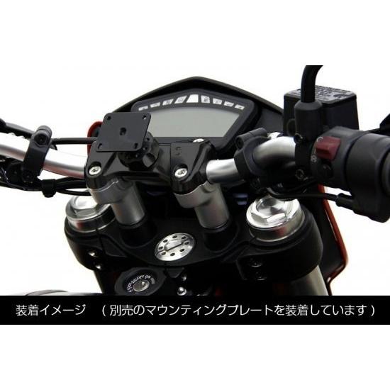 MOTO CORSE モトコルセ ユニバーサル マウントシステム マウントベース カラー：ブラック Hypermotard 821 SP 939 DUCATI ドゥカティ 電子機器類
