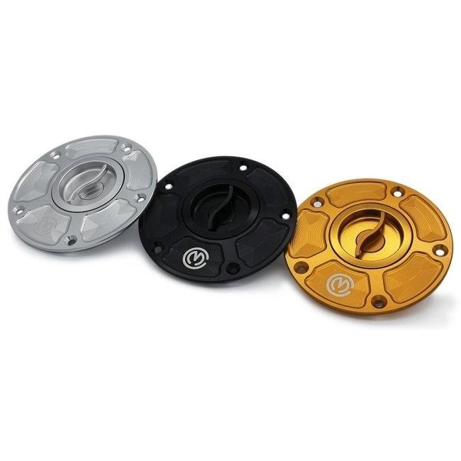 Z900RSモトコルセ クイックオープン タンクキャップType1ブラック MOTO CORSE モトコルセ CNC ビレット アルミニウム クイック