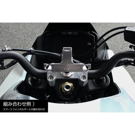 MOTO CORSE モトコルセ ユニバーサル マウントシステム マウントベース カラー：シルバー KATANA SUZUKI スズキ 電子機器類
