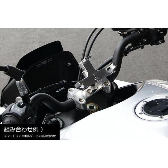 MOTO CORSE モトコルセ ユニバーサル マウントシステム マウントベース カラー：シルバー KATANA SUZUKI スズキ 電子機器類
