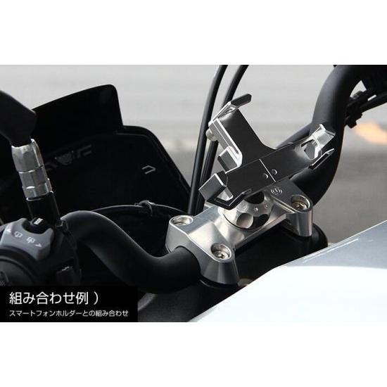 MOTO CORSE モトコルセ ユニバーサル マウントシステム マウントベース カラー：シルバー KATANA SUZUKI スズキ 電子機器類