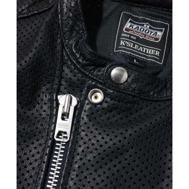 KADOYA カドヤ SW-BANSHEE レザージャケット パンチング［K’S LEATHER］ サイズ：L ジャケット アパレルの画像