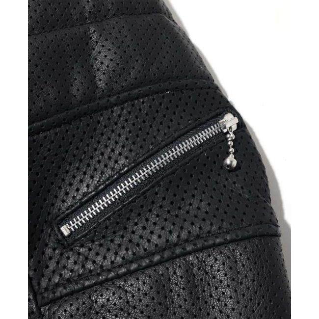 KADOYA カドヤ SW-BANSHEE レザージャケット パンチング［K’S LEATHER］ サイズ：L ジャケット アパレルの画像