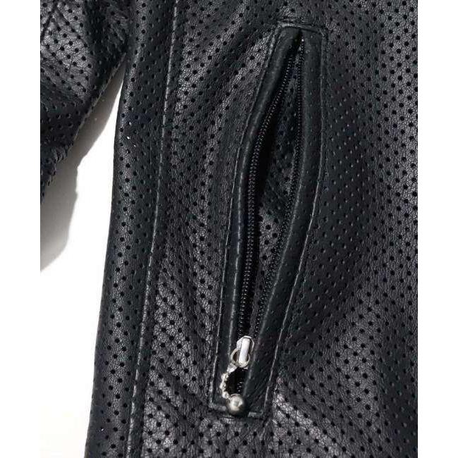 KADOYA カドヤ SW-BANSHEE レザージャケット パンチング［K’S LEATHER］ サイズ：LL ジャケット アパレルの画像