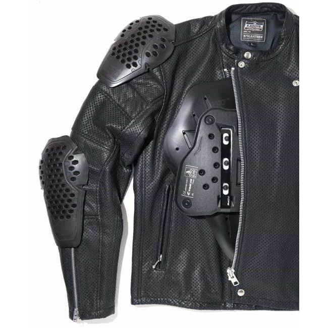 KADOYA カドヤ SW-BANSHEE レザージャケット パンチング［K’S LEATHER］ サイズ：LL ジャケット アパレルの画像