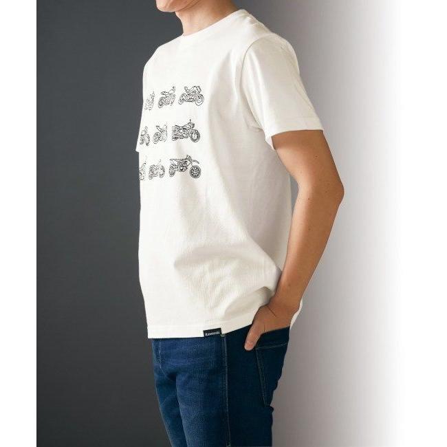 KAWASAKI カワサキ 川崎重工デザイナーズTシャツ BABY MOTO サイズ：M(J89010765)