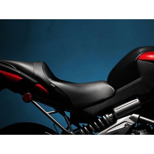 SARGENT サージェント ワールドスポーツパフォーマンスシート 【レギュラーシート】 パイピングカラー：E022グレー Versys 650 KAWASAKI カワサキ シート 外装_4