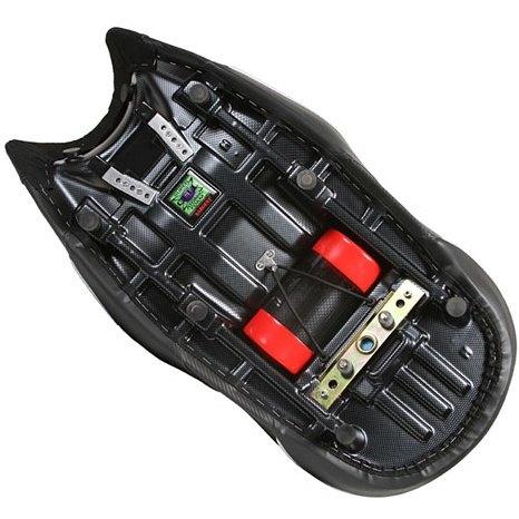 SARGENT サージェント ワールドスポーツパフォーマンスシート 【 ローシート】 パイピングカラー：19ブラック V-Strom 650 SUZUKI スズキ シート シート関連_2