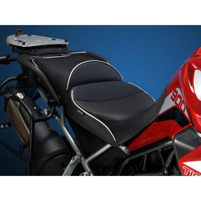 SARGENT サージェント ワールドスポーツパフォーマンスシート 【レギュラー シート：フロント】 パイピングカラー：C015イエロー Tiger850 Sport Tiger900 外装_5
