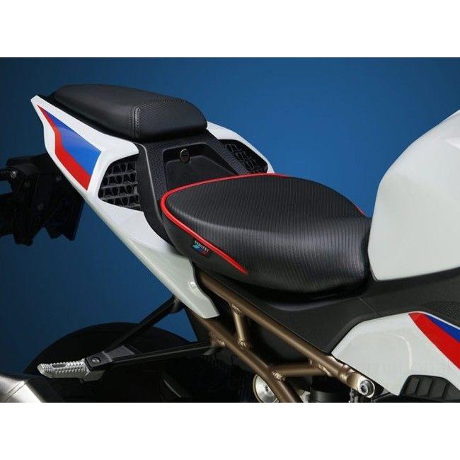 SARGENT サージェント ワールドスポーツパフォーマンスシート 【レギュラーシート：フロント】 パイピングカラー：G022ブルー M1000RR S1000RR BMW シート 外装_3