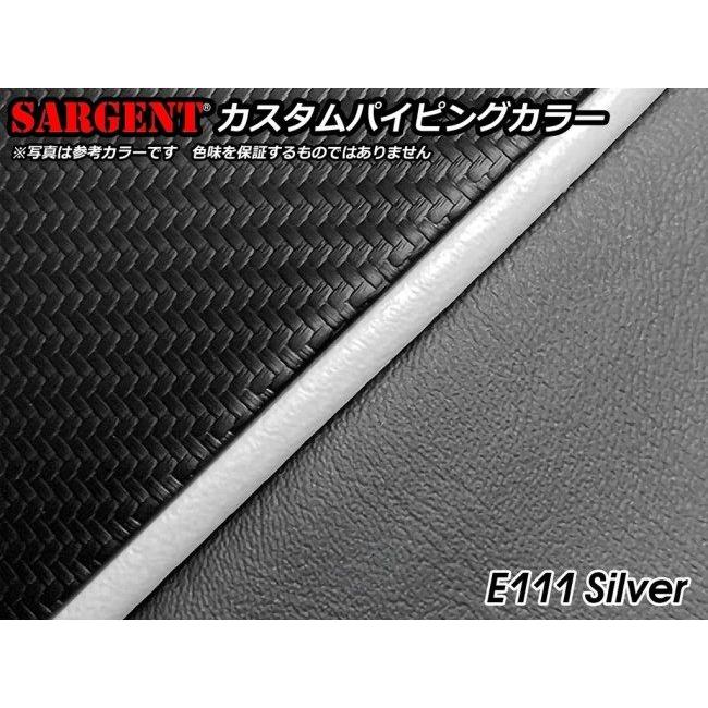 SARGENT サージェント ワールドスポーツパフォーマンスシート 【レギュラーシート：フロントシート＋リアシートカバー】 パイピングカラー：E111シルバー 外装の画像