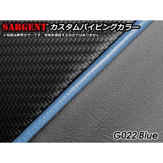 SARGENT サージェント ワールドスポーツパフォーマンスシート 【レギュラーシート：フロントシート＋リアシートカバー】 パイピングカラー：G022ブルー シートの画像