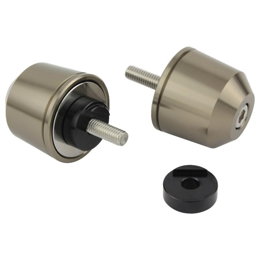 POSH Faith ポッシュ フェイス ミドルウェイトバーエンド カラー：チタン YZF-R25 YZF-R3 MT-25 MT-03 N-MAX YAMAHA ヤマハ バーエンド ハンドル | ブランド登録なし