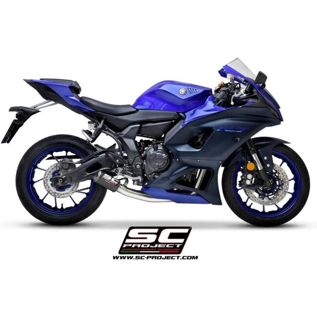 SC-PROJECT SCプロジェクト フルエキゾーストシステム 2-1＆CR-T サイレンサー 本体材質：チタン YZF-R7 YAMAHA ヤマハ フルエキゾーストマフラー マフラー_1