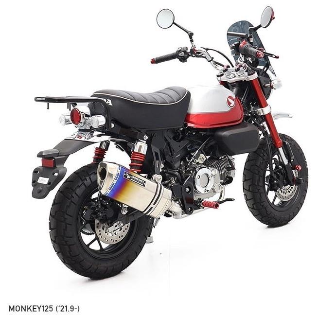 ENDURANCE エンデュランス R2マフラー サイレンサータイプ：チタングラデーション モンキー125 HONDA ホンダ フルエキゾーストマフラー マフラー | ENDURANCE（バイク）