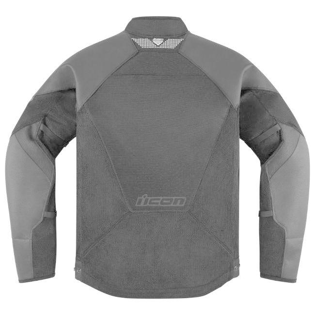 ICON メッシュジャケット シルバー icon（アイコン） MESH AF LEATHER JACKET［メッシュ レザー