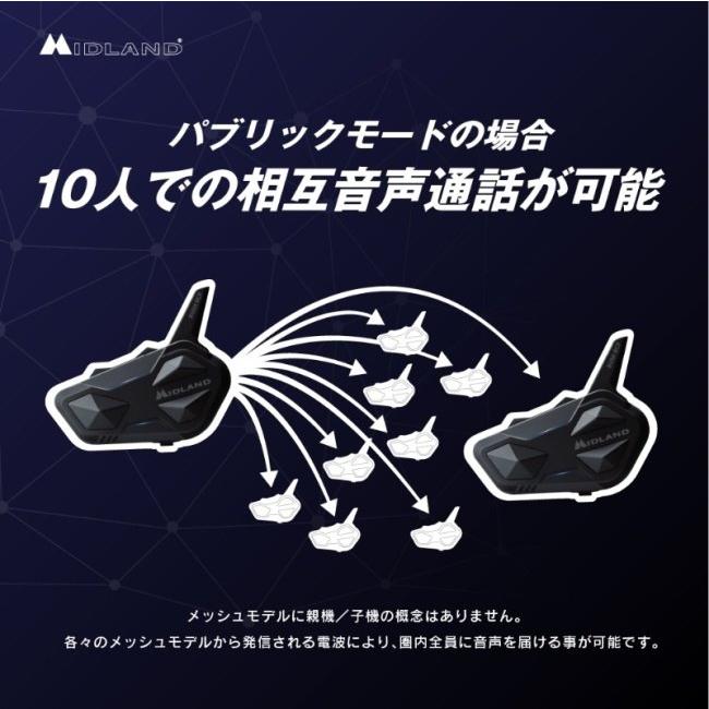 MIDLAND ミッドランド RUSH RCF タイプ：シングルパック インカム