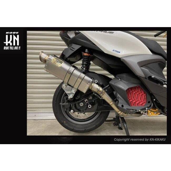 KN企画 ケイエヌキカク HOTLAP×KN チャンピオン チタンマフラー Ver.01 シグナス グリファス YAMAHA ヤマハ フルエキゾーストマフラー マフラー_1