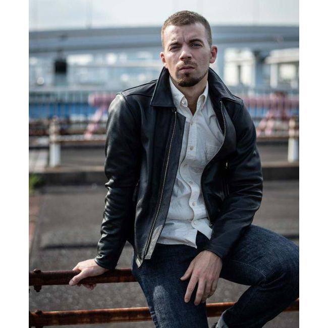 カドヤ（KADOYA） STREAM LINER レザージャケット シングル サイズ：S