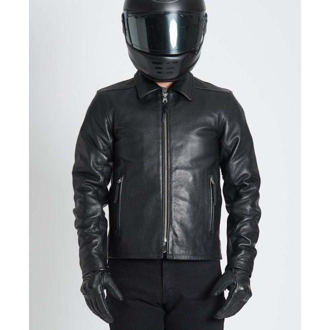 カドヤ（KADOYA） STREAM LINER レザージャケット シングル サイズ：L