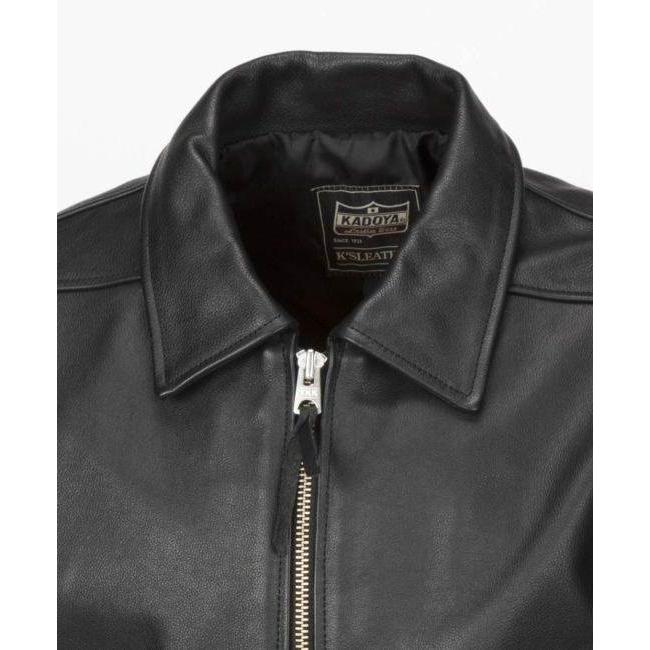 カドヤ（KADOYA） STREAM LINER レザージャケット シングル サイズ：L