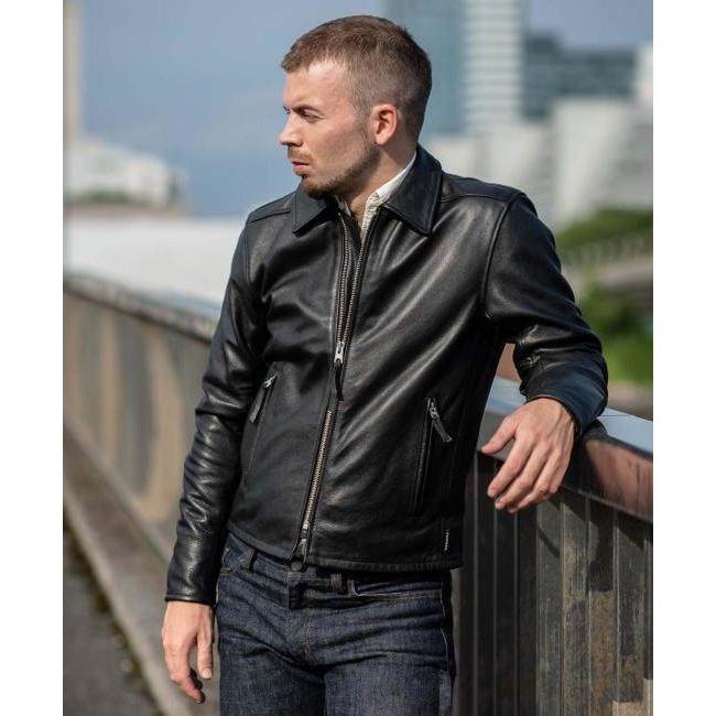 カドヤ KADOYA STREAM LINER レザージャケット シングル サイズ