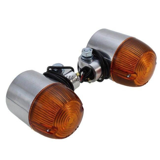 PMC ピーエムシー CB72タイプ48Φウインカー カラー：オレンジ/メッキ