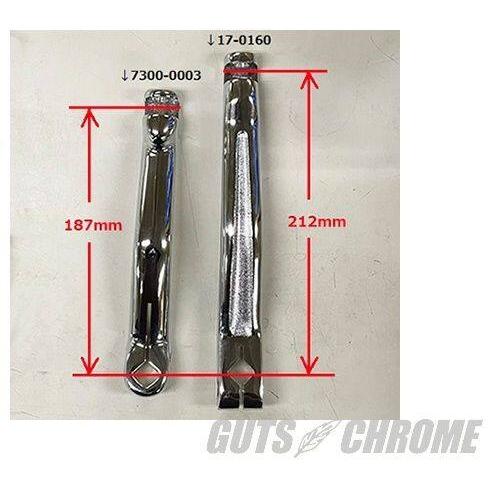 キックアーム　ハーレー　パンヘッド　v-twin 17-0095 17-0095 クロームキックアーム(ストレートタイプ) FX/FL用