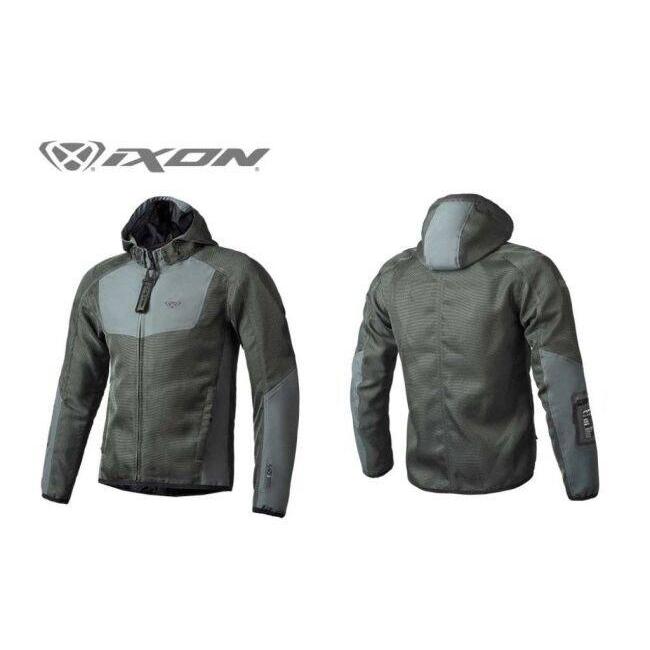 w*l様 IXON バイク用メッシュジャケット フード付き IXON（イクソン） ジャケット BURNING AIR A サイズ：L メッシュ
